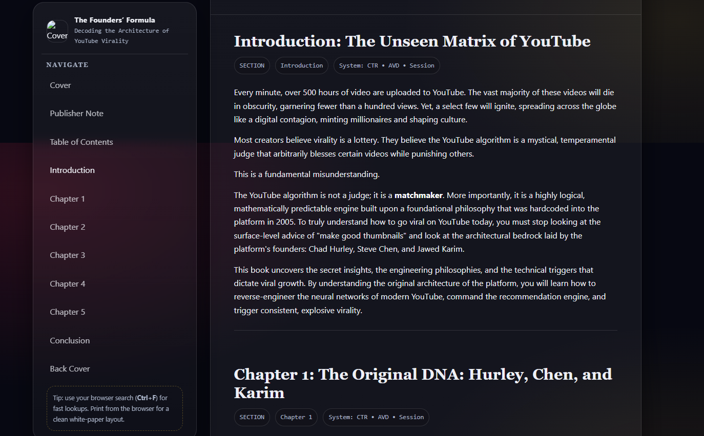 The YouTube Founders Viral Algorithm Secret Formula Playbook