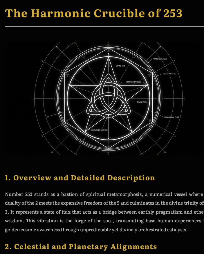 The Encyclopedia of Spiritual Numerology 251 to 300 vol 6