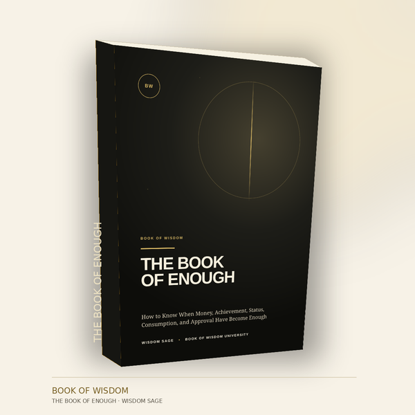 THE BOOK OF ENOUGH(TM) - STOP CHASING MORE AND LEARN TO RECOGNIZE ABUNDANCE